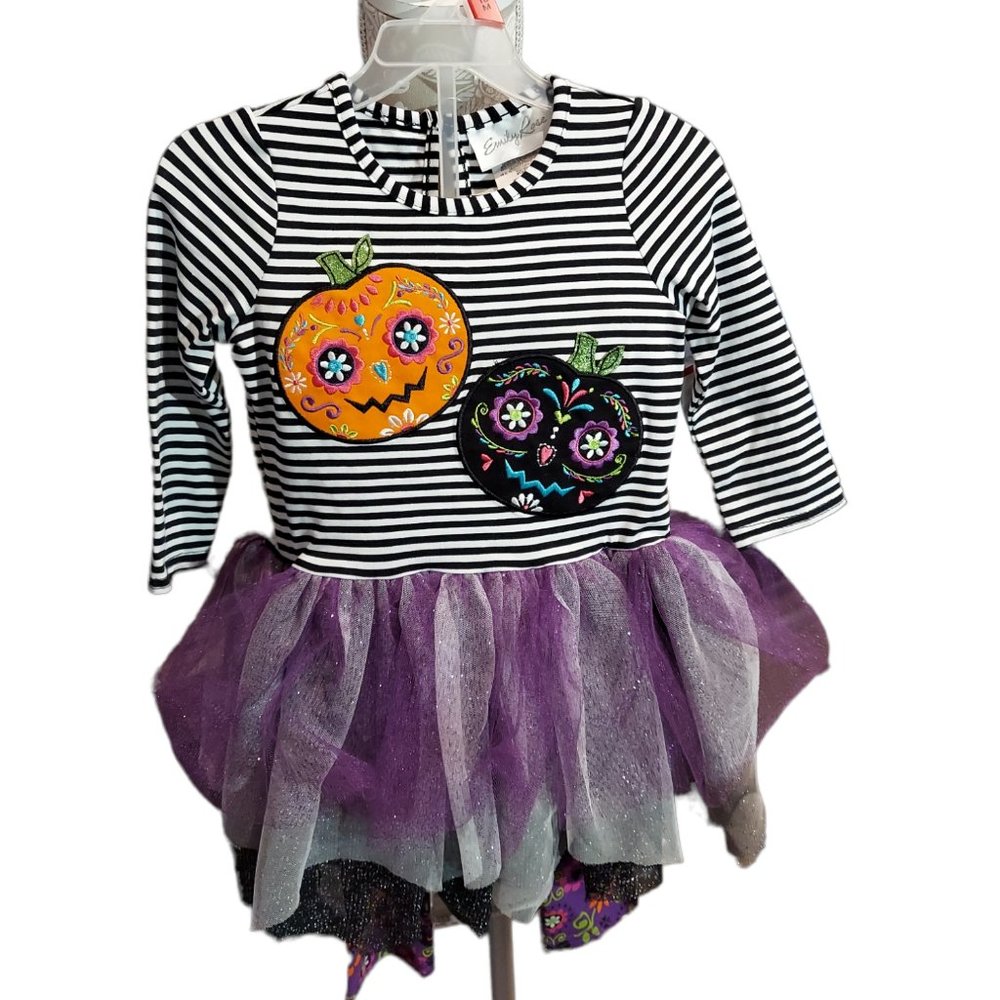 Emily Rose Pumpkin Halloween Set Girl's Size 18 Months NWT